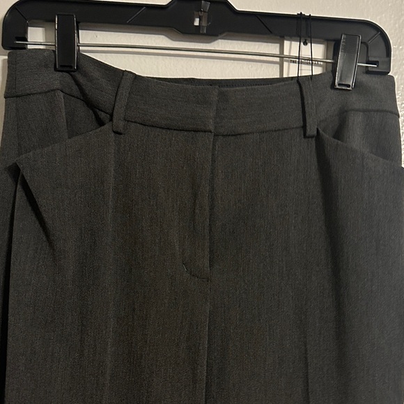 Elegant Dark Gray Women's Pants - Picture 2 of 6